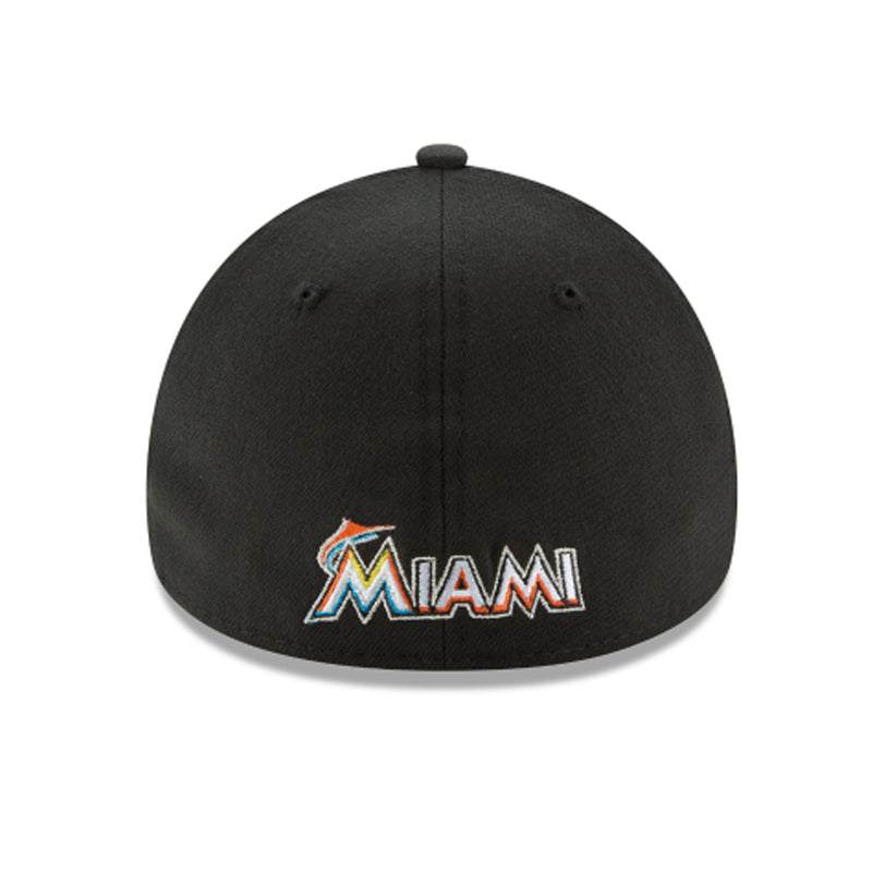 [10975814] Mens New Era MLB 39Thirty Flex Fit Cap - Miami Marlins