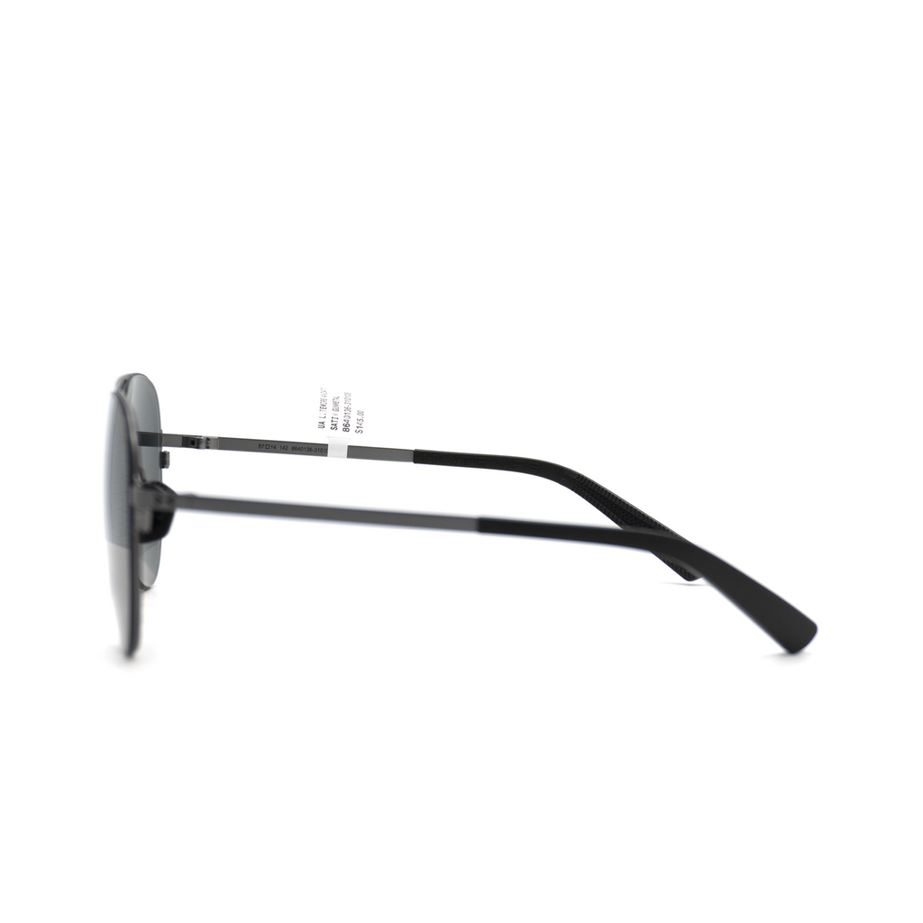 [8640136-310108] Under Armour Litewire Aviator Polarized Sunglasses