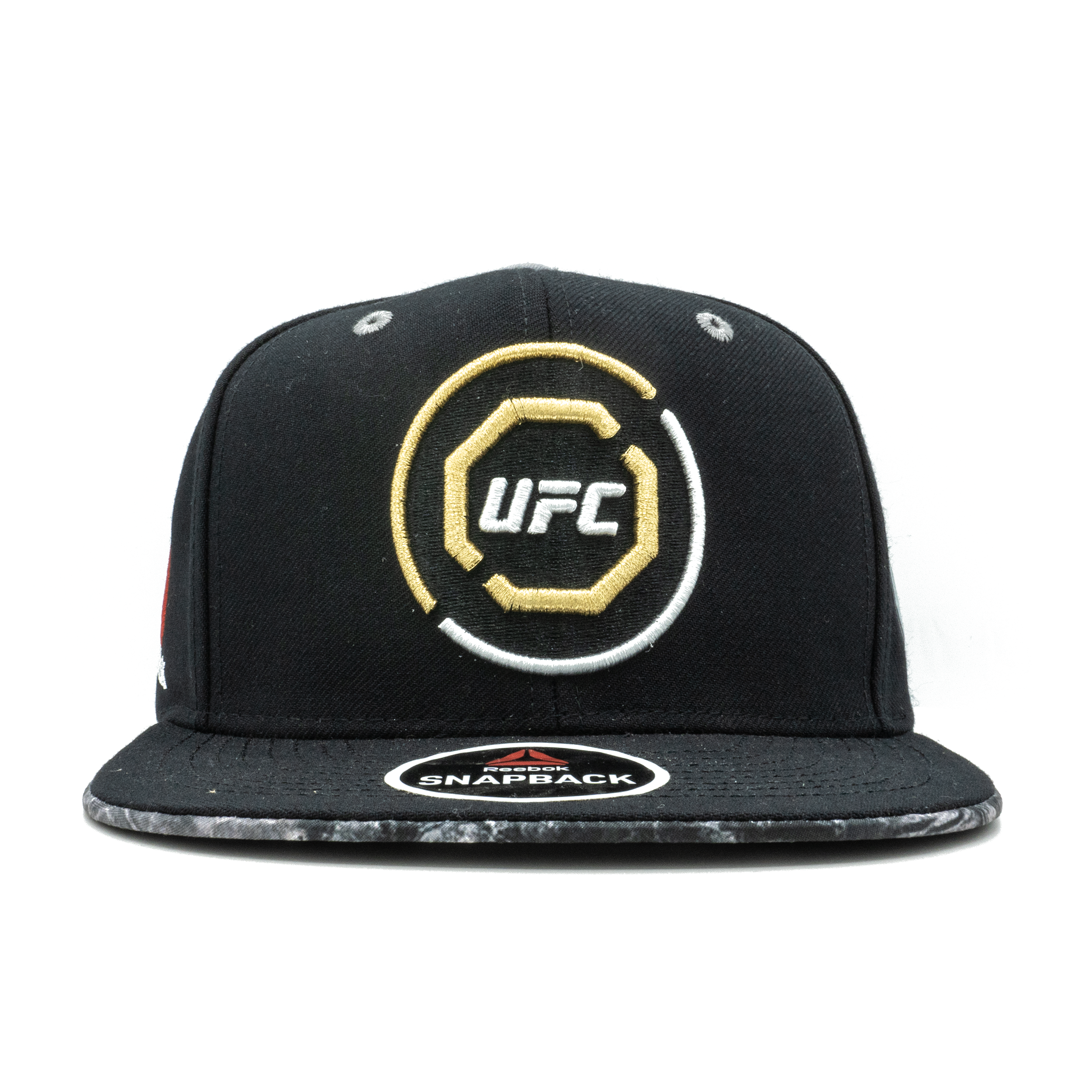 [128VZ-040-UUFCGOLD] Mens Reebok UFC Octagon Snapback Hat