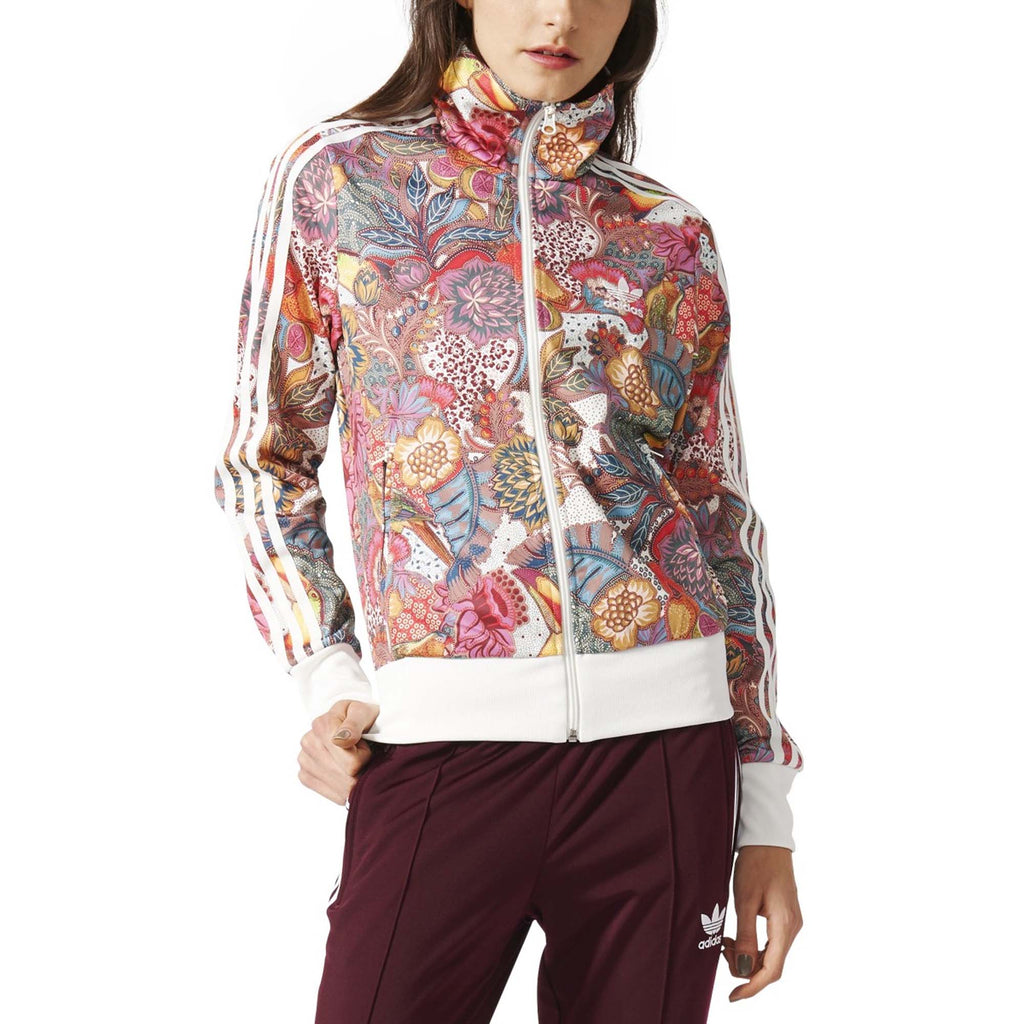 [BJ8408] Womens Adidas Fugiprabali Floral Track Jacket