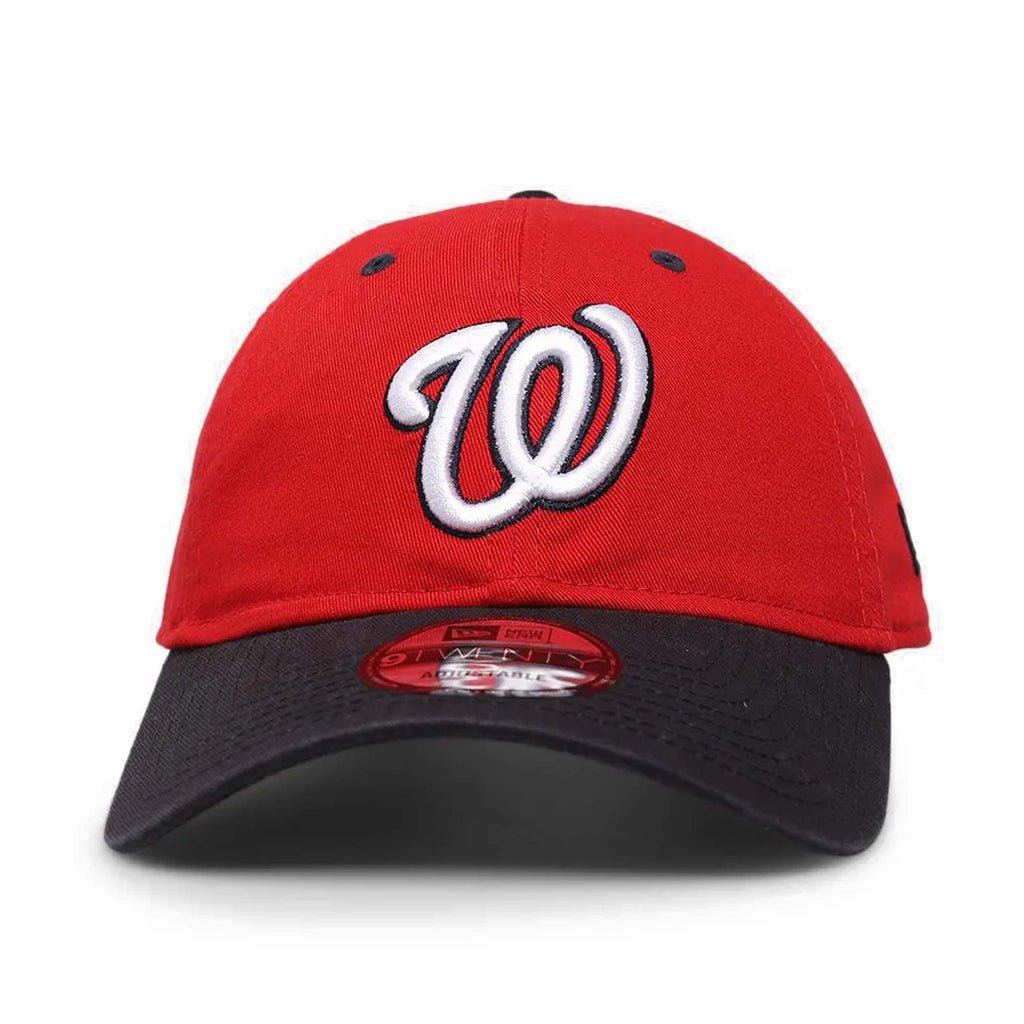 [11591484] Mens New Era MLB Core Classic 9Twenty Strapback Hat - Nationals