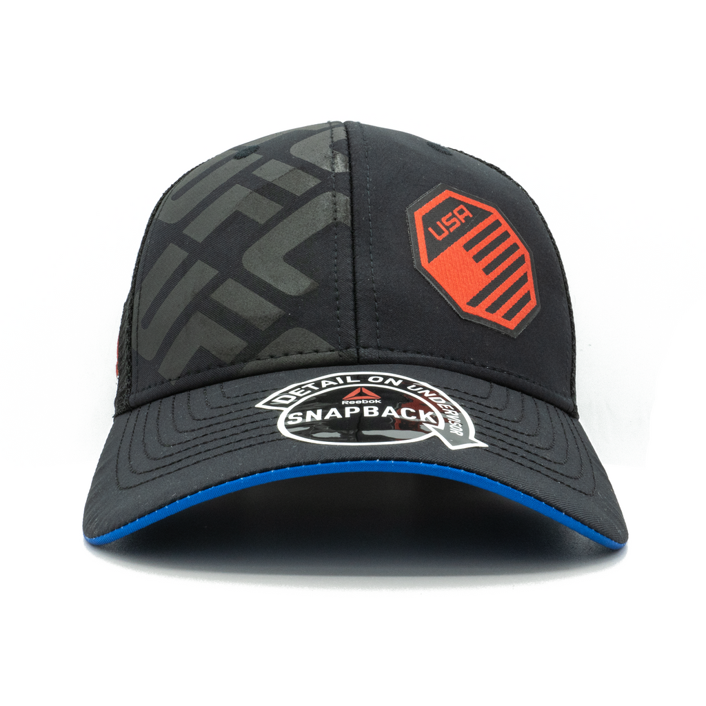 [AX0015] Mens Reebok UFC USA Mesh Trucker Snapback Hat