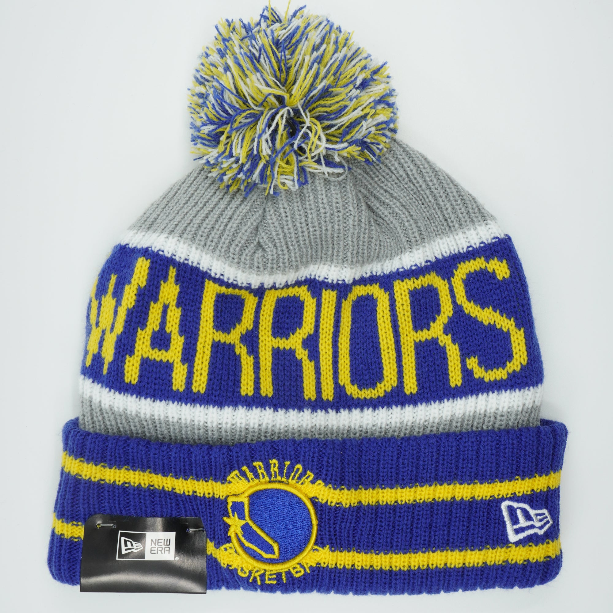 [11802833] Mens New Era NBA Golden State Warriors Banner Block Beanie