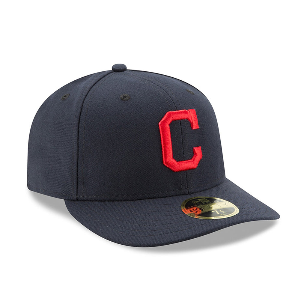[70367450] Mens New Era MLB Low Profile Authentic 5950 - Cleveland Indians