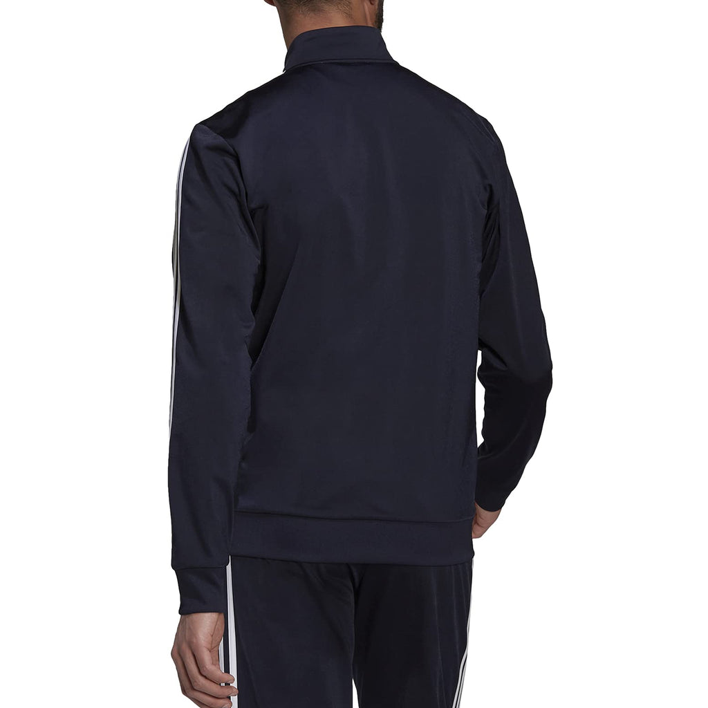 [H46100] Mens Adidas Essentials Warm-Up 3-Stripes Track Jacket