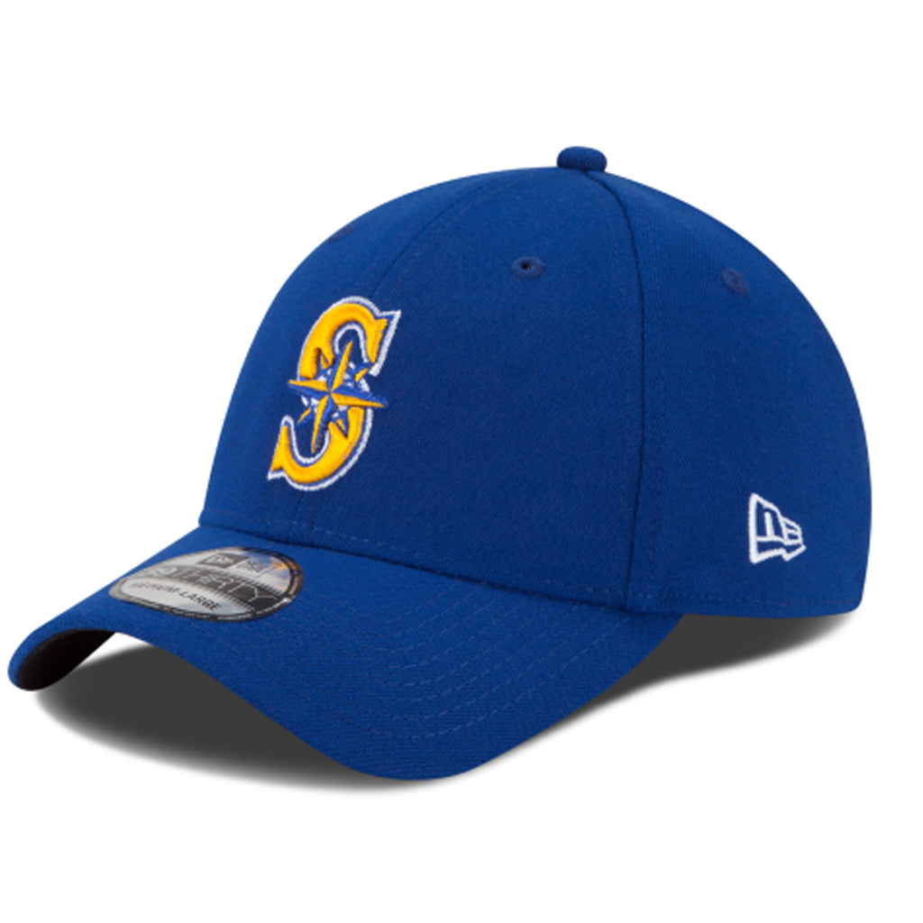 [11157713] Mens New Era MLB 39Thirty Flex Fit Cap - Seattle Mariners