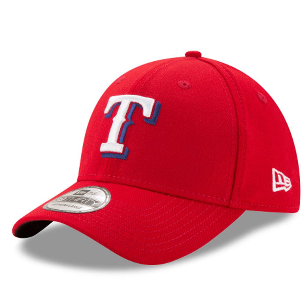 [11170759] Mens New Era MLB 39Thirty Flex Fit Cap - Texas Rangers