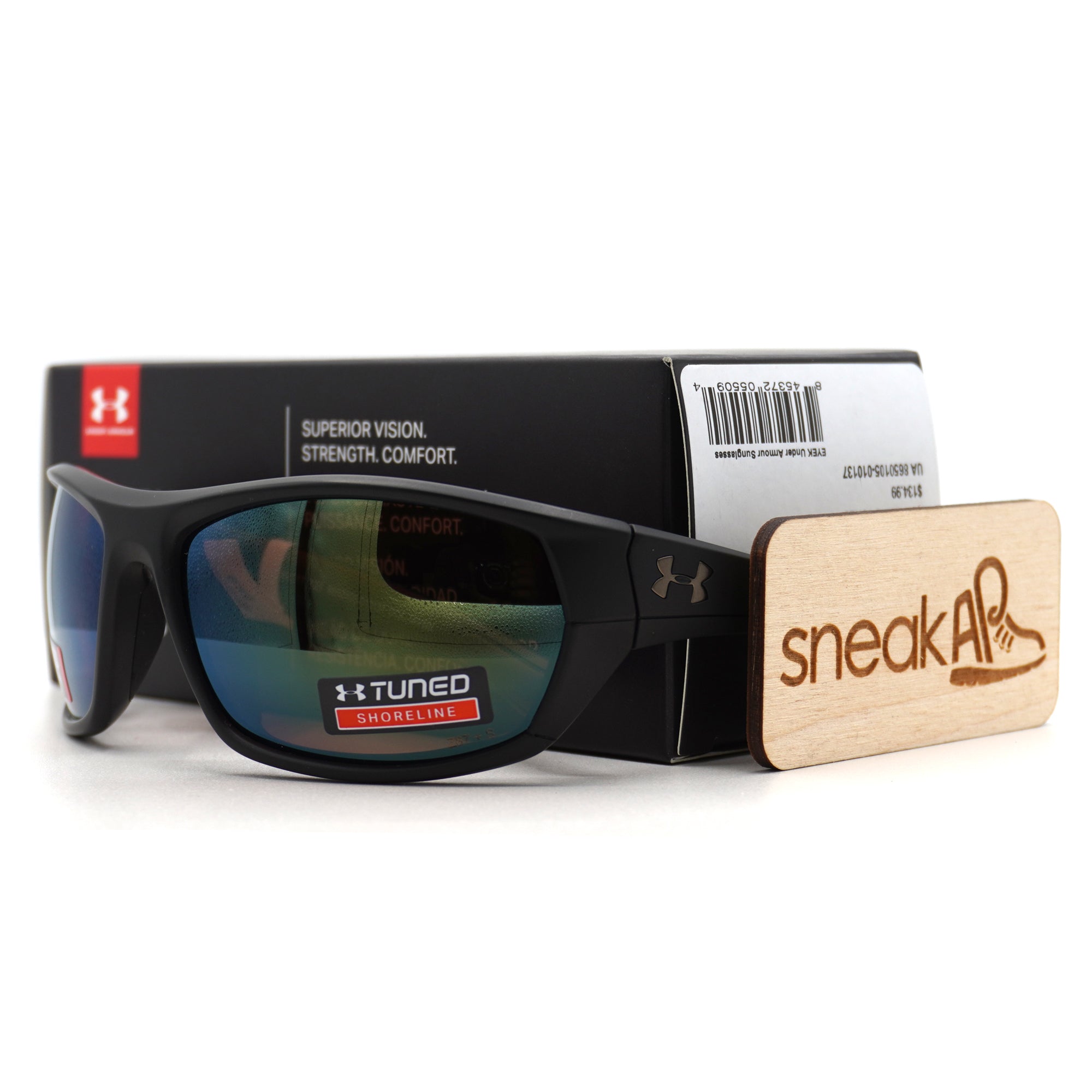 [8650105-010137] Under Armour Powerbrake Polarized ANSI Z87+ Sunglasses