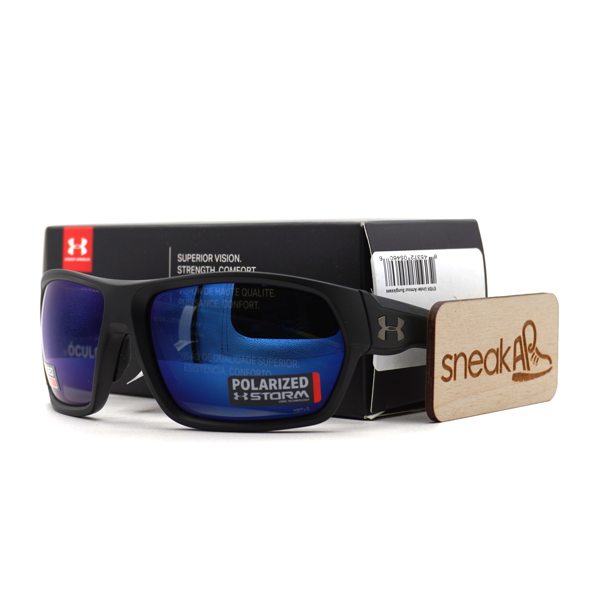 [8650109-020167] Under Armour Shock Storm Polarized ANSI Z87+Sunglasses