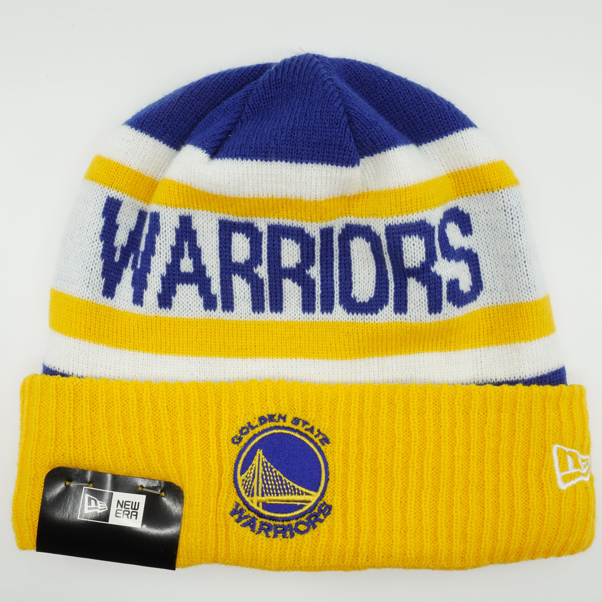 [80368110] Mens New Era NBA Golden State Warriors Biggest Fans 2 Beanie