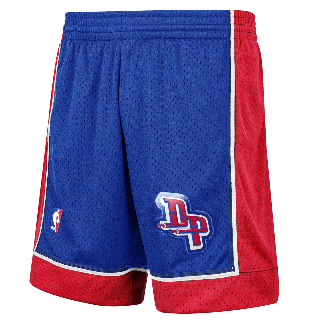 Mens Mitchell & Ness NBA SWINGMAN SHORTS- DETROIT PISTONS 1998