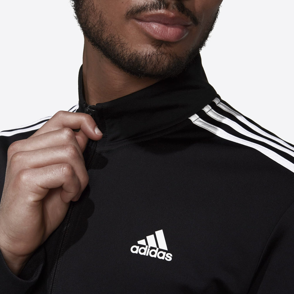 [H46099] Mens Adidas 3 Stipe Tricot Track Jacket