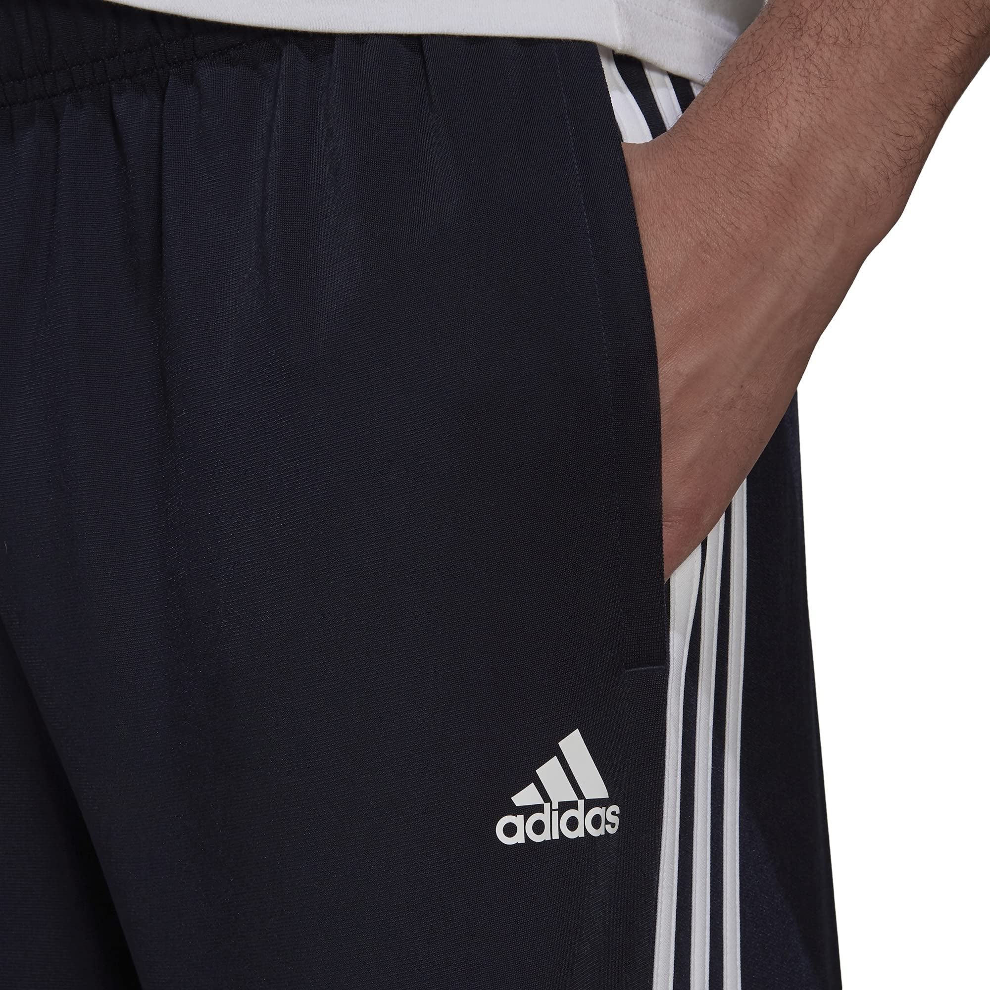 [H46106] Mens Adidas 3 Stripe Tricot Jogger