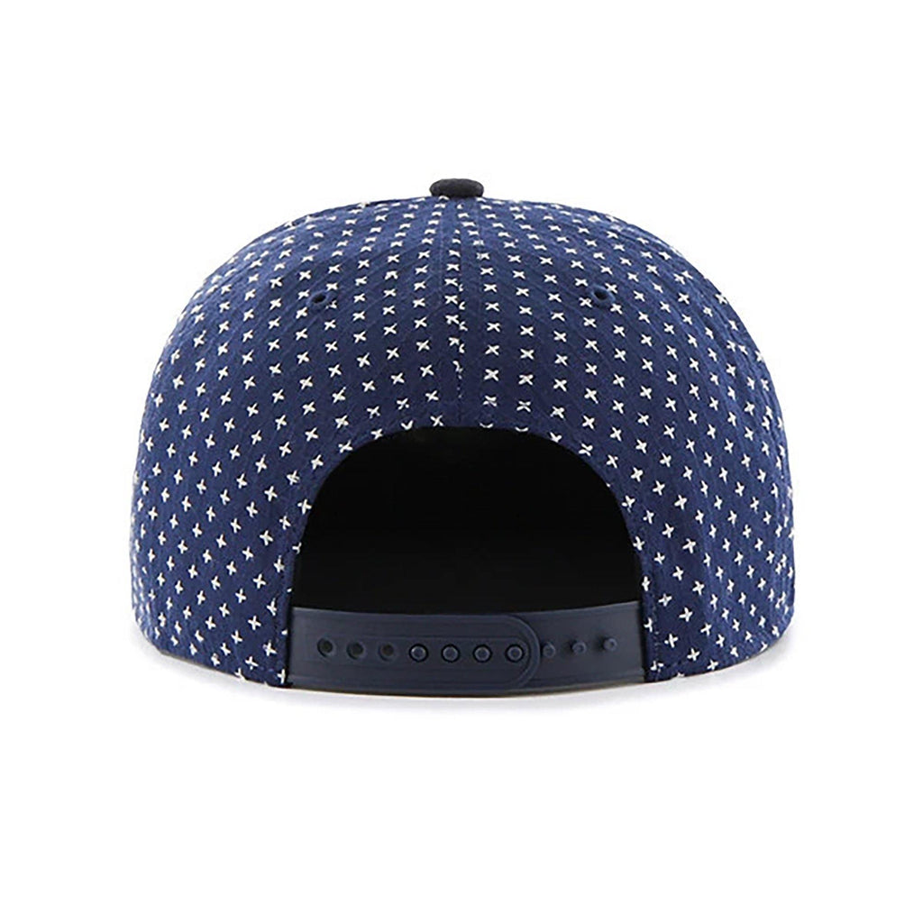 Mens 47 Brand Atlanta Braves Captain Snapback - Navy - sneakAR