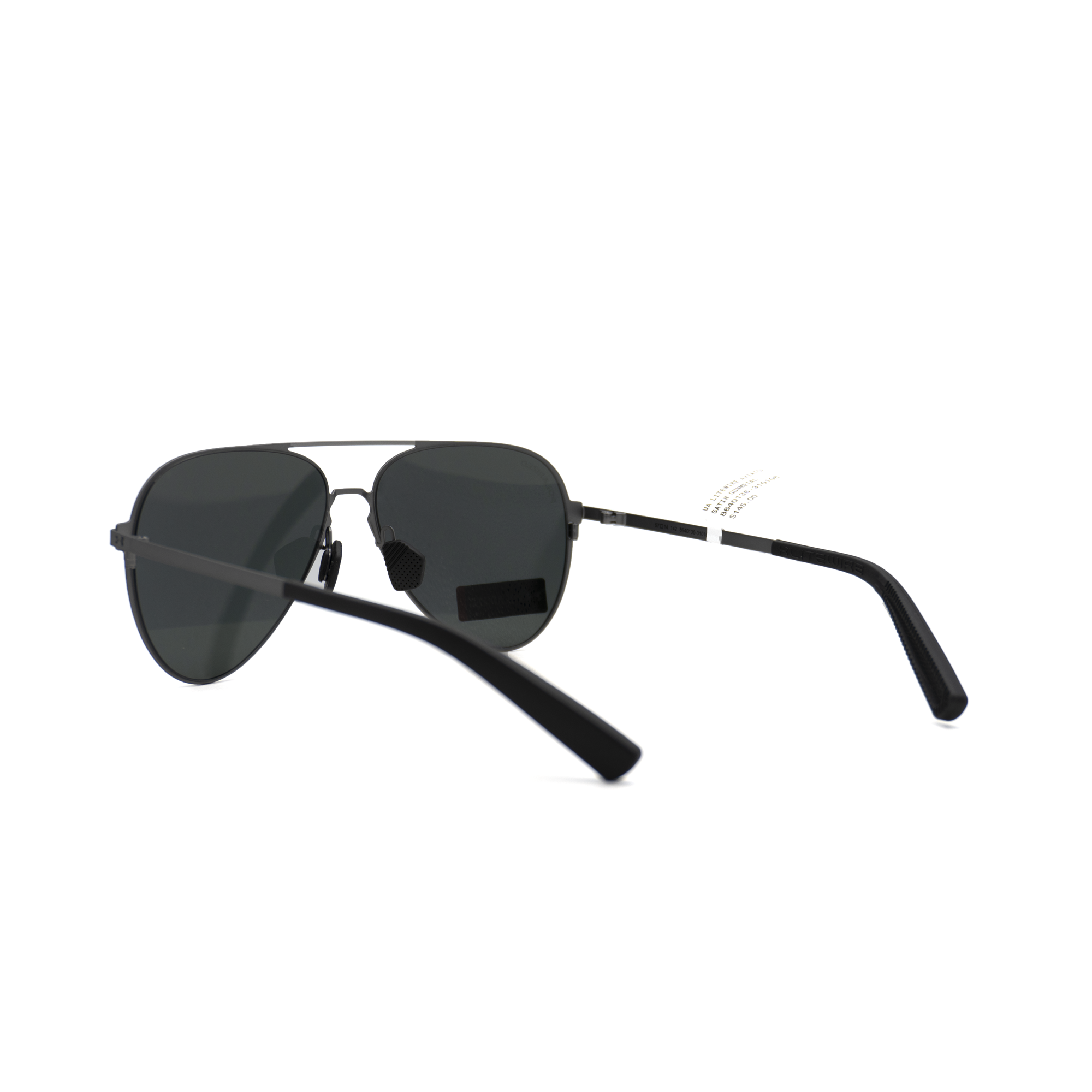 [8640136-310108] Under Armour Litewire Aviator Polarized Sunglasses