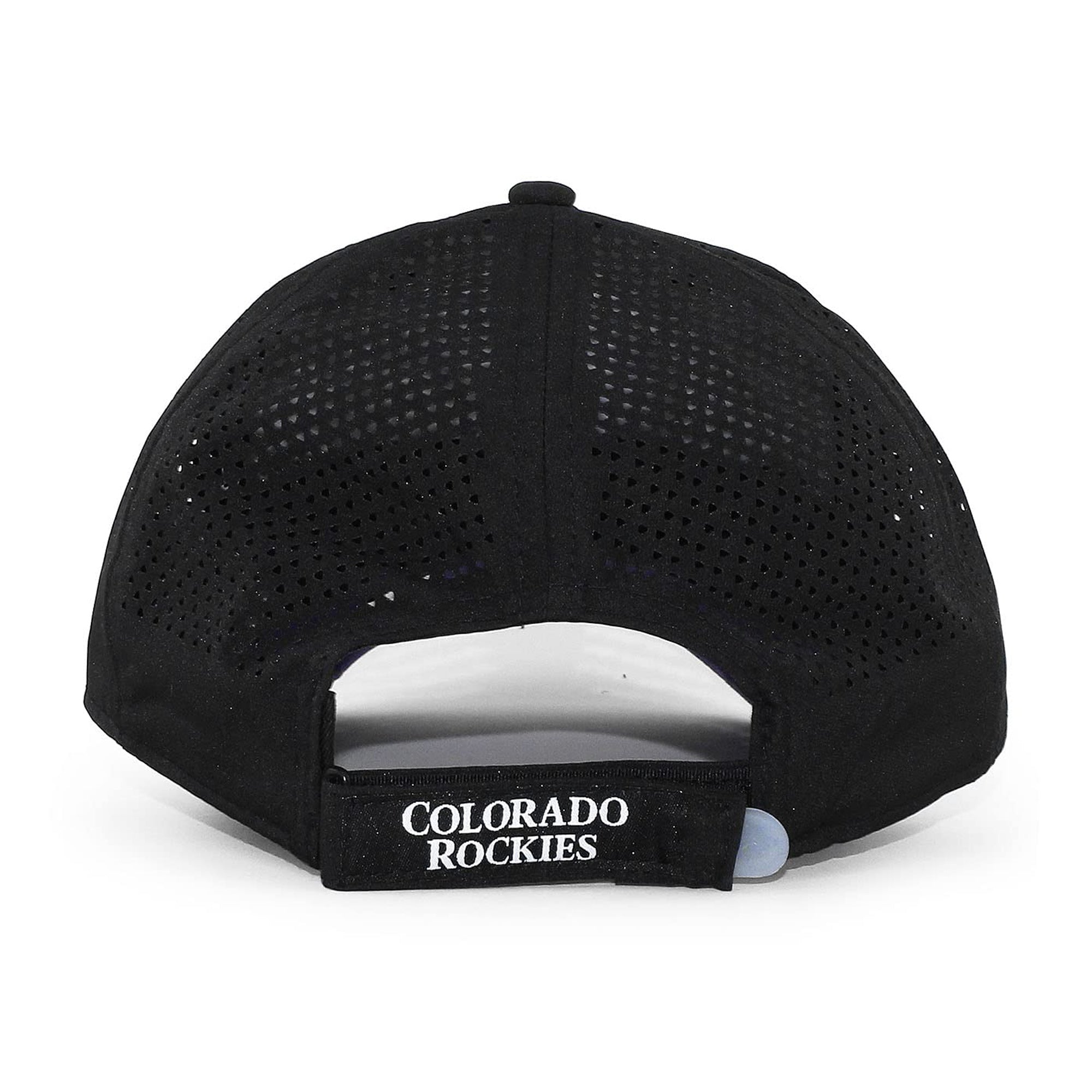 [11591258] Mens New Era MLB Colorado Rockies Perforated 9Twenty Adjustable