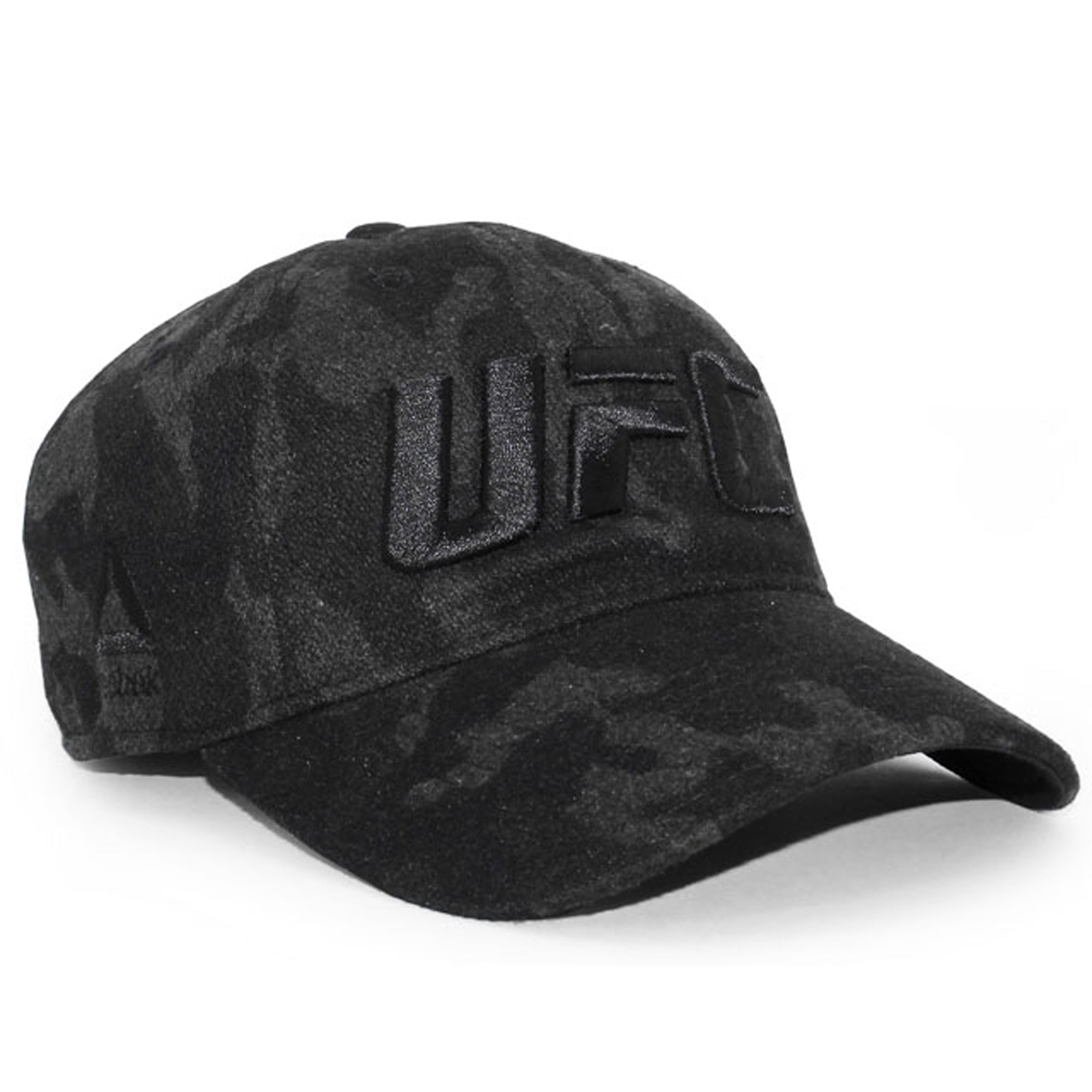 [QB29Z] UFC Adjustable Slouch Strapback Hat - Grey | Black Camo