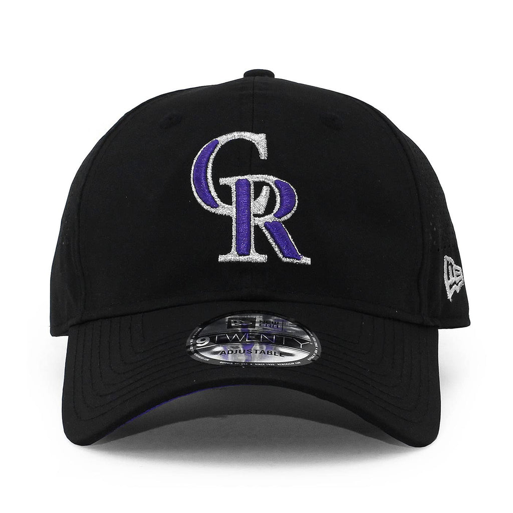 [11591258] Mens New Era MLB Colorado Rockies Perforated 9Twenty Adjustable