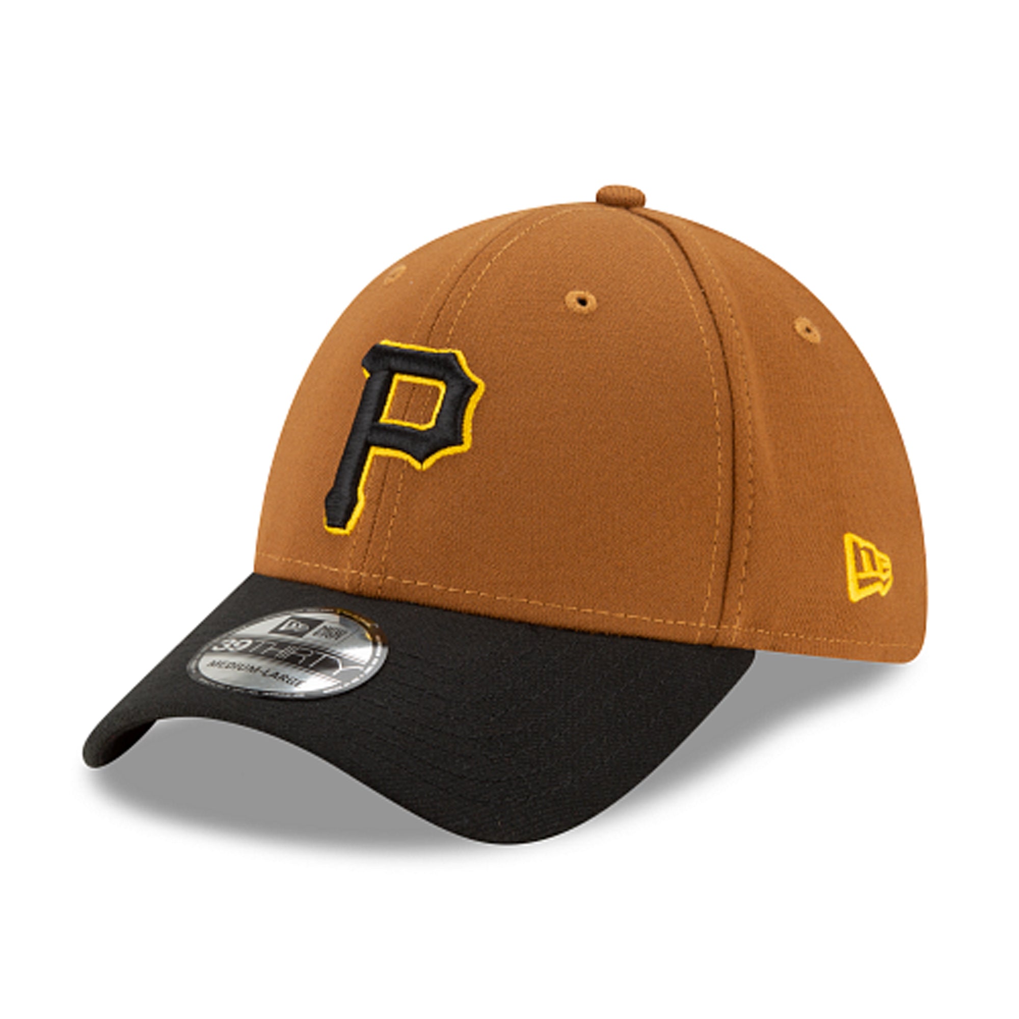 [11458833] Mens New Era MLB 39Thirty Flex Fit Cap - Pittsburgh Pirates