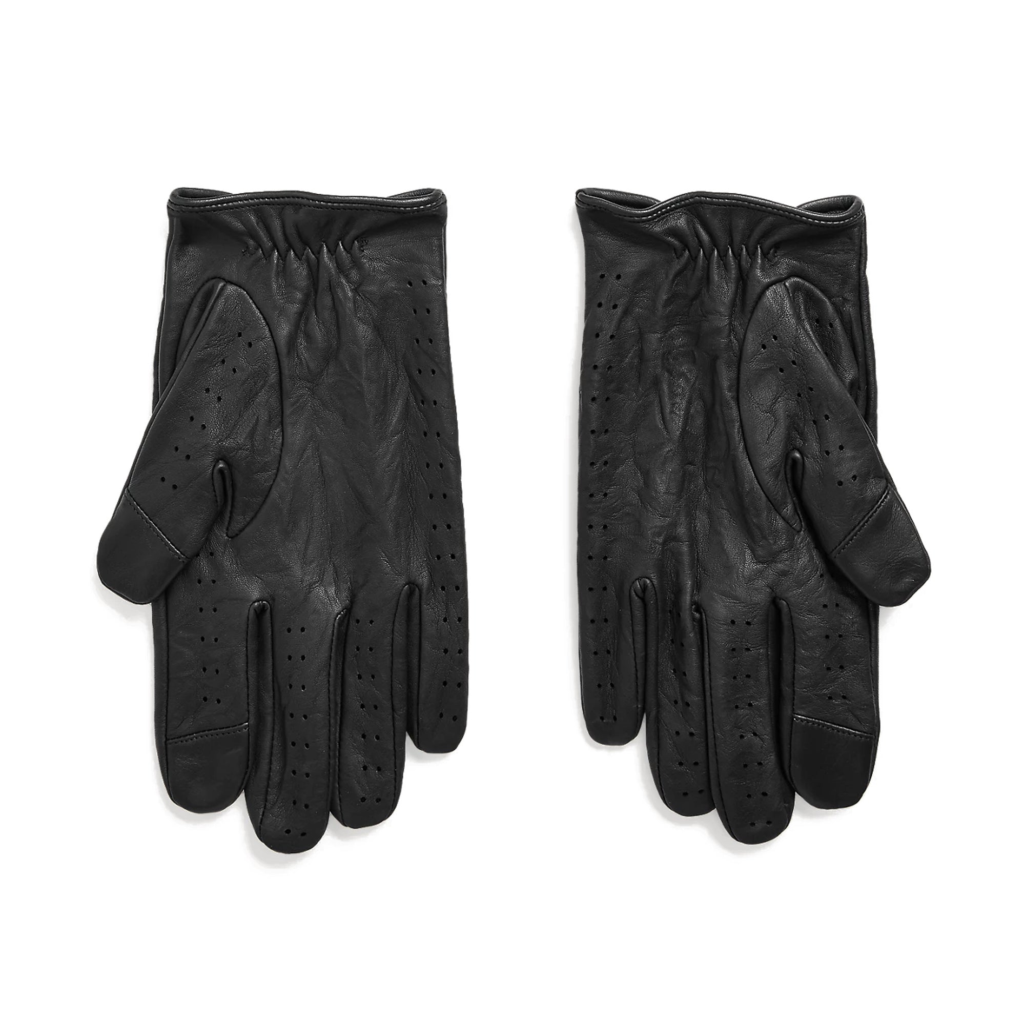 [PG0112-001] Mens Polo Ralph Lauren PERFORATED DRIVING TOUCH GLOVES