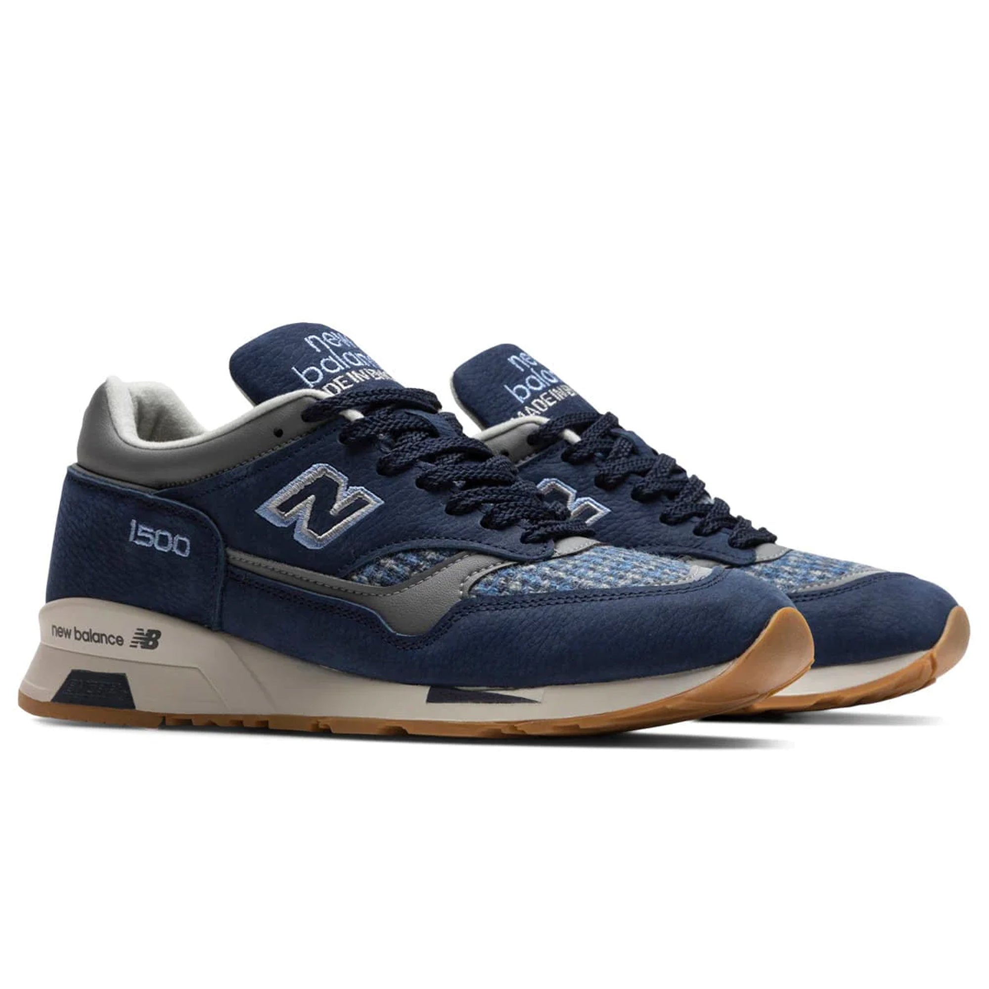 [M1500HT] Mens New Balance 1500 MiUK 'Navy Grey Harris Tweed'