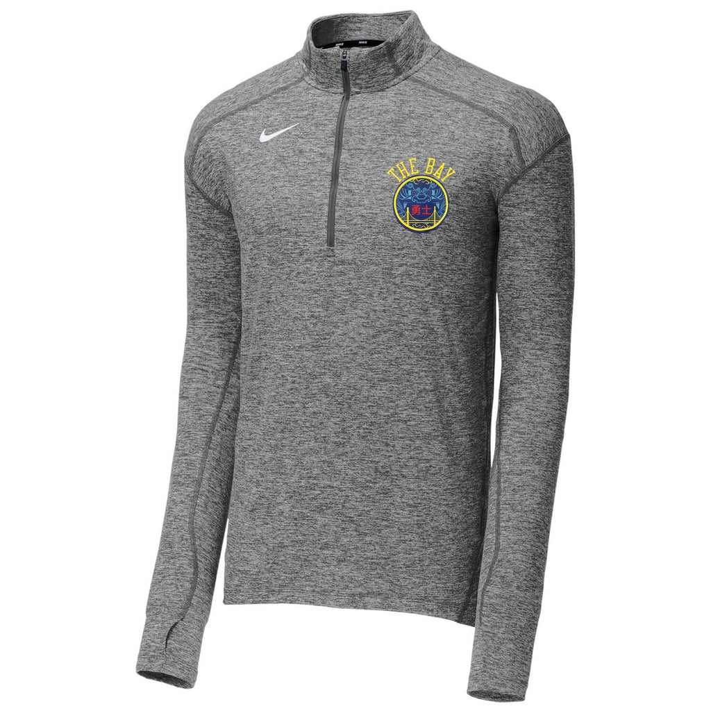 [H000428-NGSW] Mens Nike NBA Golden State Warriors The Bay 1/4 Zip Pullover