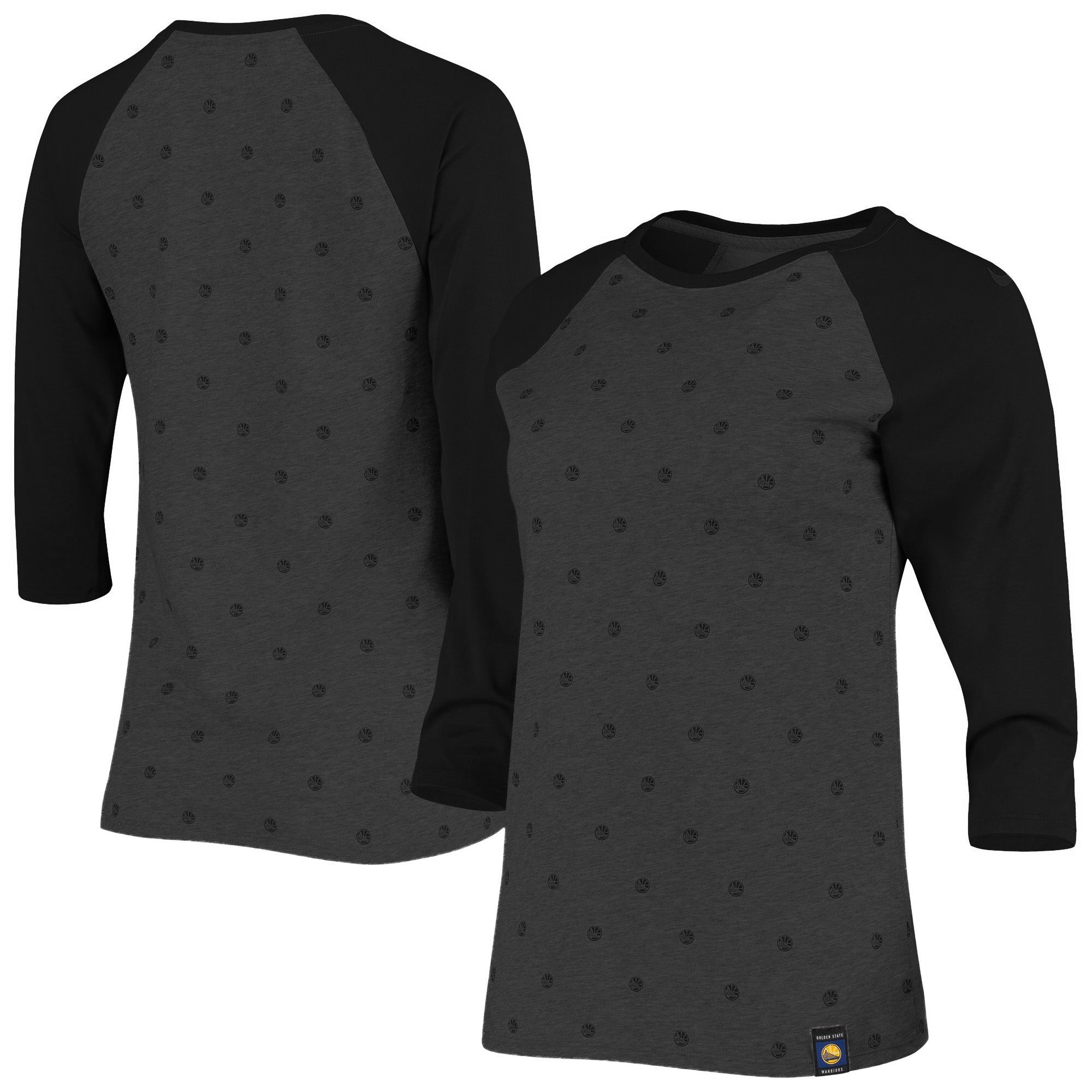 [934718-060] Nike Womens NBA Golden State Warriors Long Sleeve Shirt