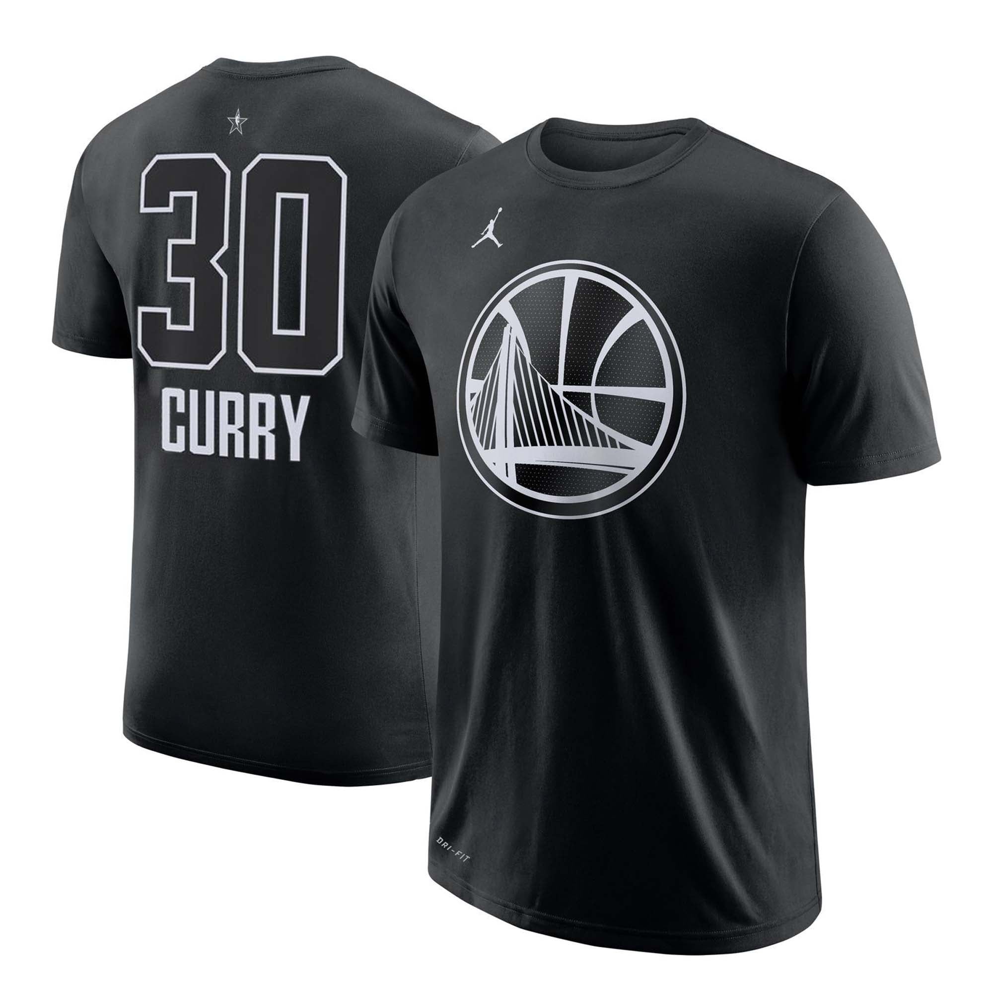 [924432-020] Mens Air Jordan NBA Golden State Warriors Curry 2018 All Star Tee