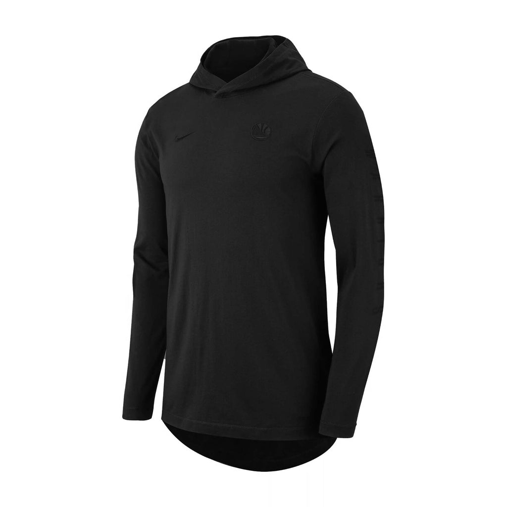 [939155-010] Mens Nike NBA Golden State Warriors Long Sleeve Hooded T-Shirt