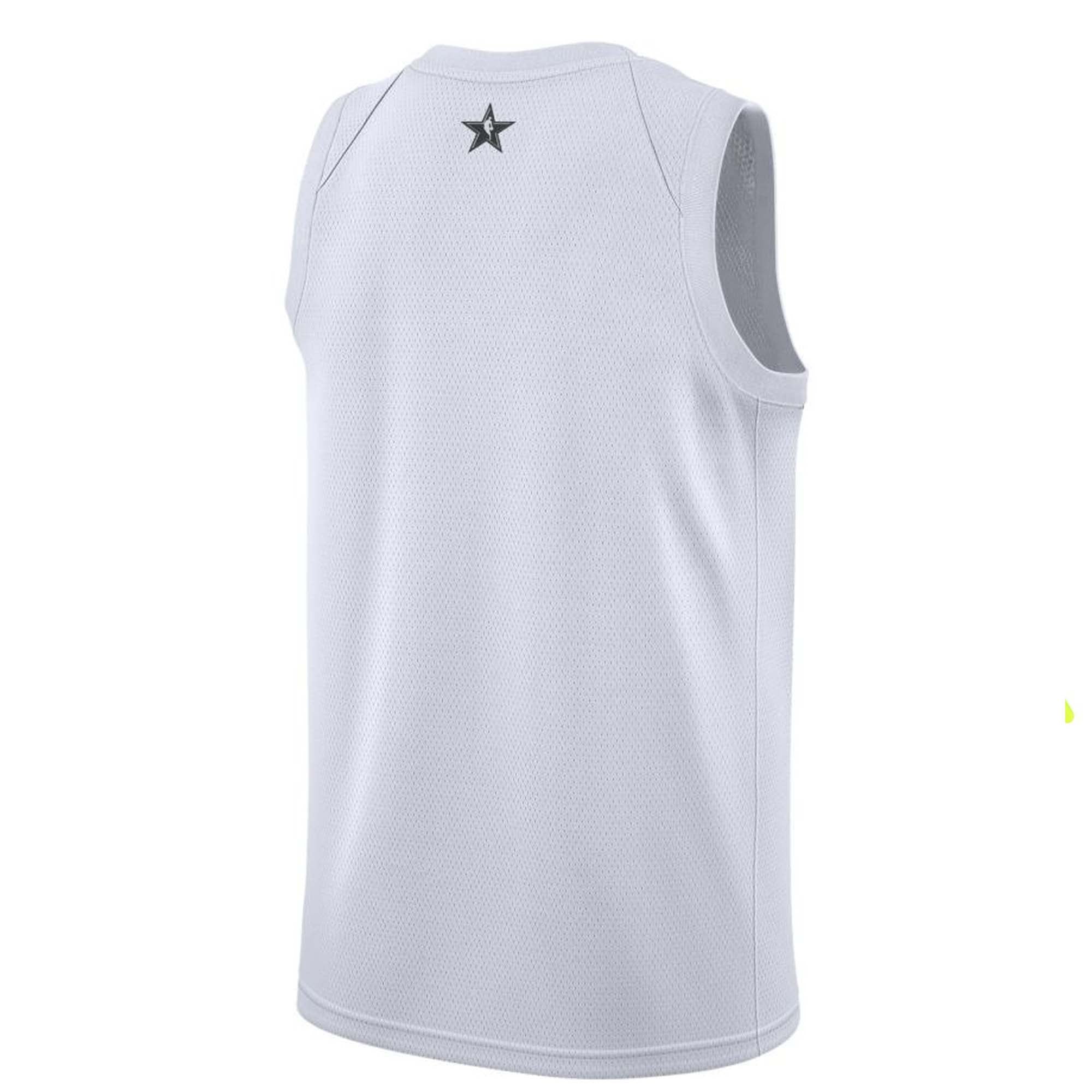 [AH9527-100] Mens Air Jordan NBA 2018 All Star Game Blank Swingman Jersey