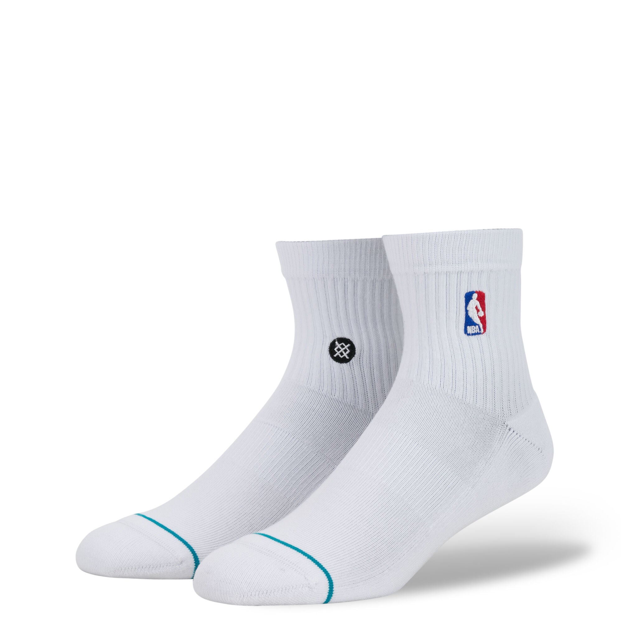 [M356D17LOG-WHT] Mens Stance NBA Golden State Warriors On-Court Socks