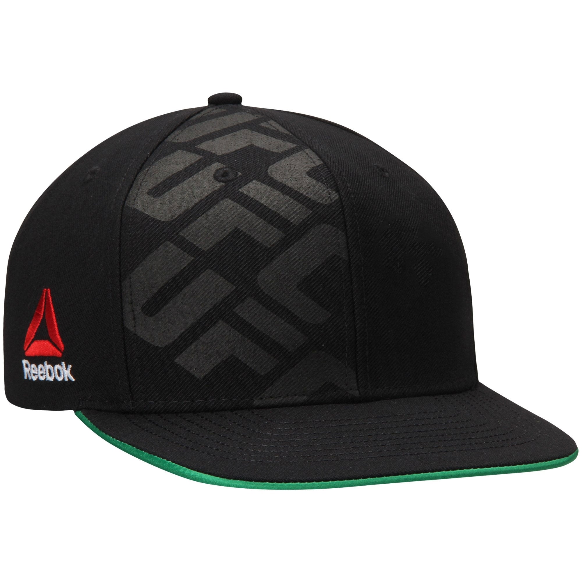 [M641Z] UFC Flexfit Hat - Black | Green