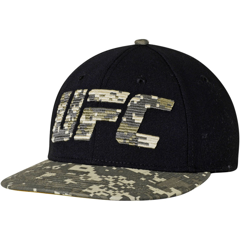[M702Z] UFC Digital Camo Flat Brim Visor Flex Fit Hat