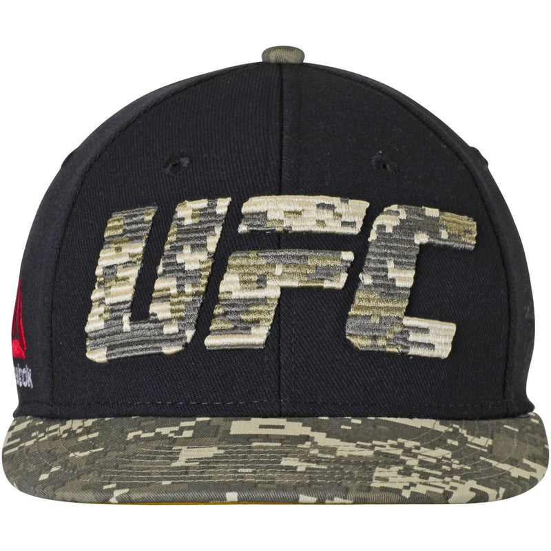 [M702Z] UFC Digital Camo Flat Brim Visor Flex Fit Hat