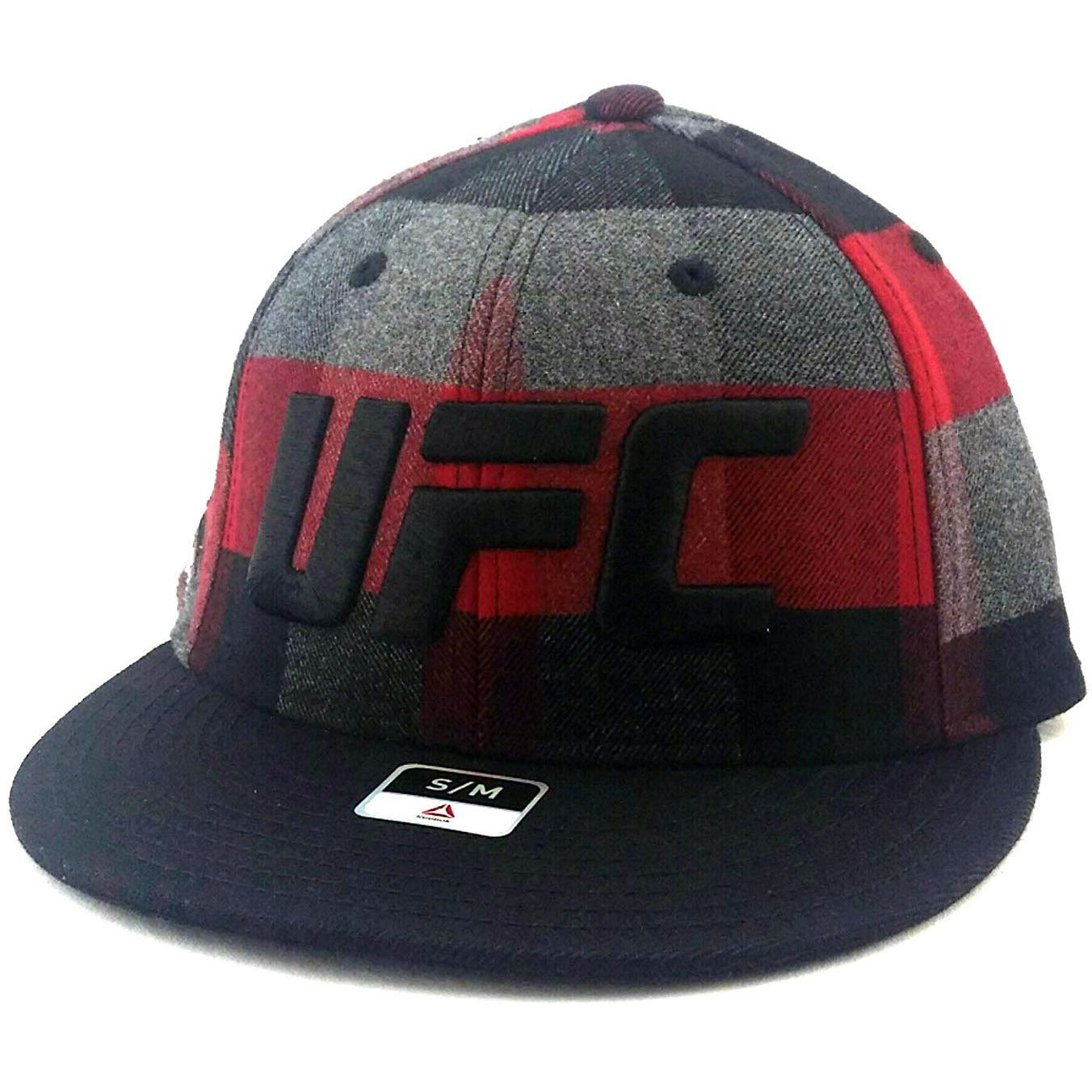 [M850Z] UFC Buffalo Plaid Flannel FVF Hat