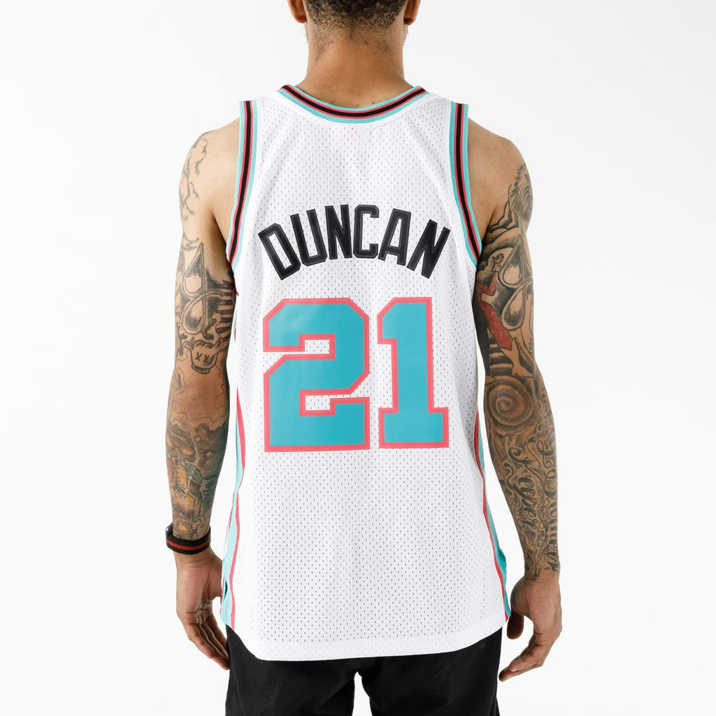 Mens Mitchell & Ness NBA SWINGMAN JERSEY - SAN ANTONIO SPURS 1998 TIM DUNCAN