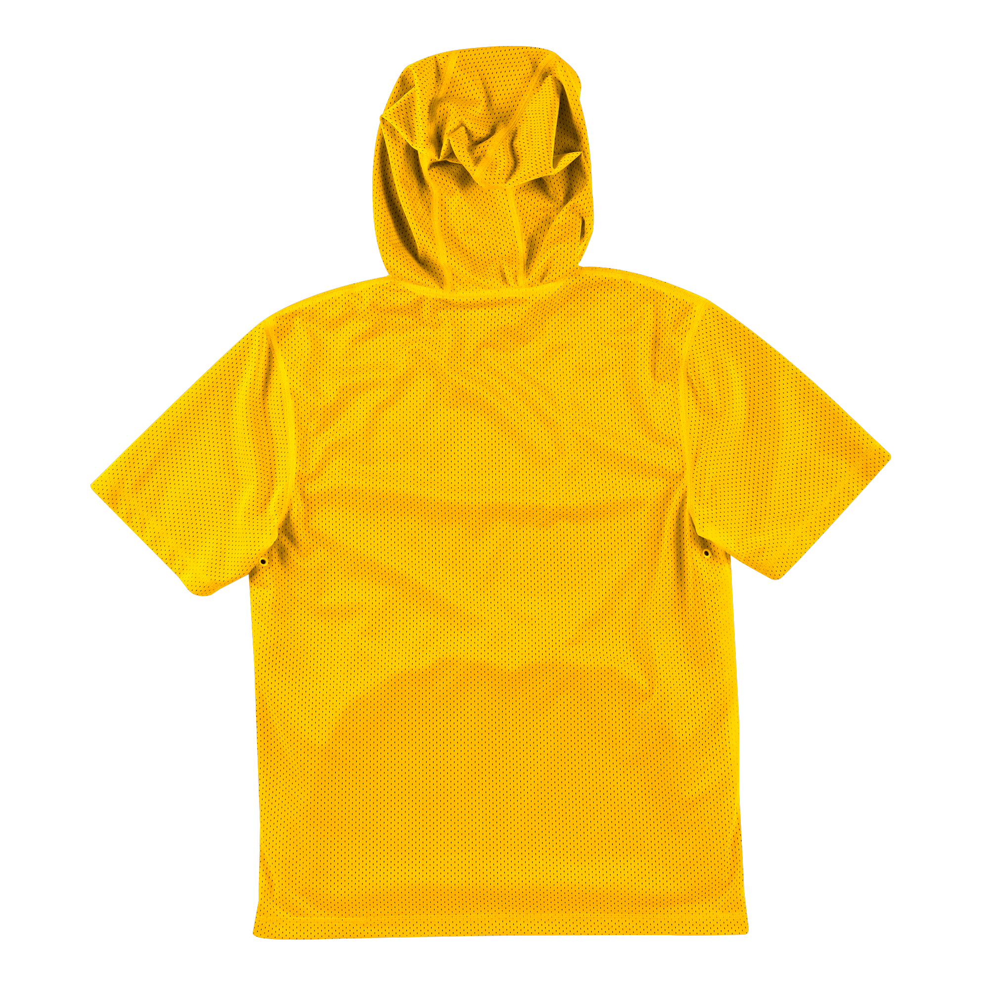 Mens Mitchell & Ness NBA Short Sleeve Hooded Air Mesh Tee Los Angeles Lakers