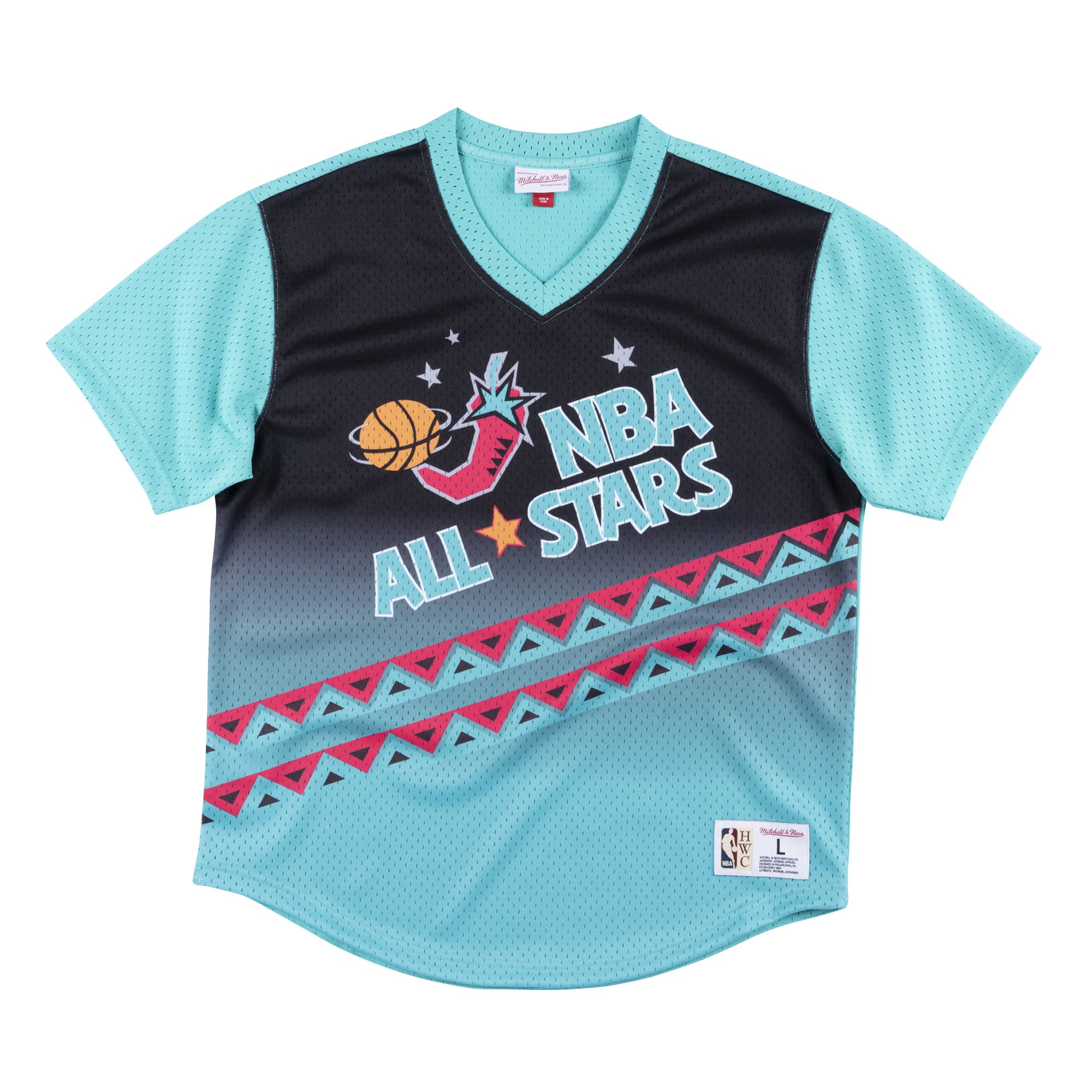 Mens Mitchell & Ness NBA Game Winning Shot Mesh V-Neck All-Star 1996