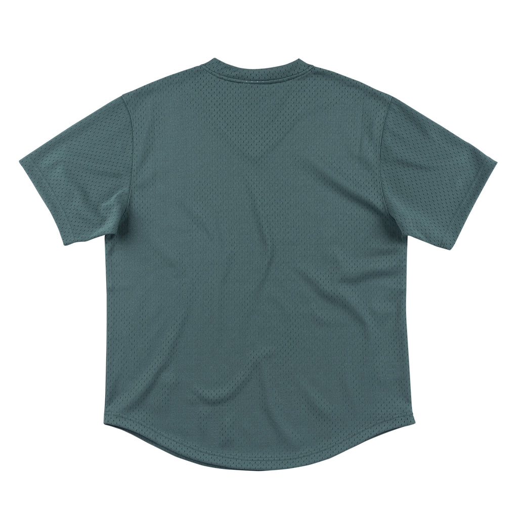 [MSPOMG18044-SSUPTDG] Mens Mitchell & Ness NBA Game Winning Shot Mesh V-Neck Seattle Supersonics