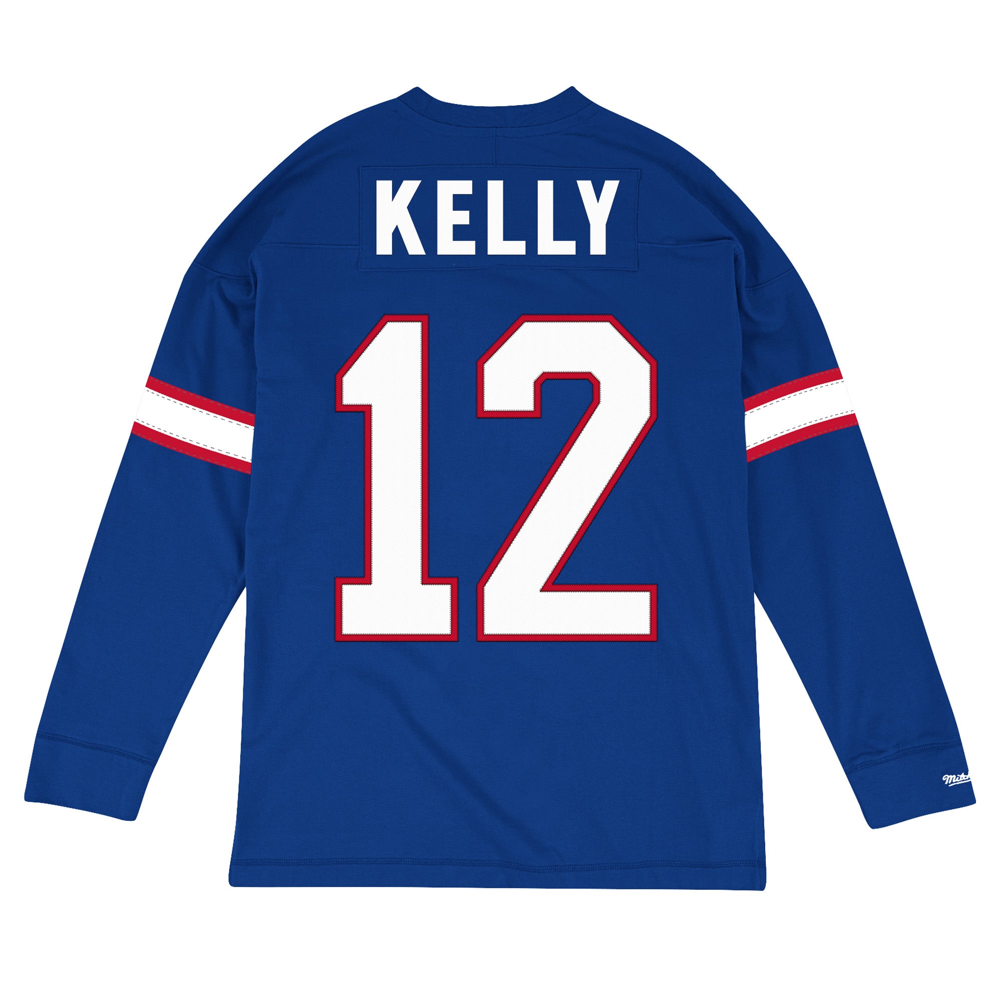 Mens Mitchell & Ness NFL Name & Number Longsleeve Buffalo Bills