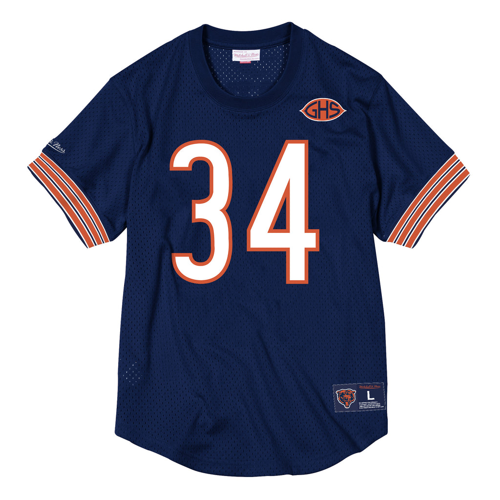Mens Mitchell & Ness NFL Name & Number Mesh Crew Neck Chicago Bears