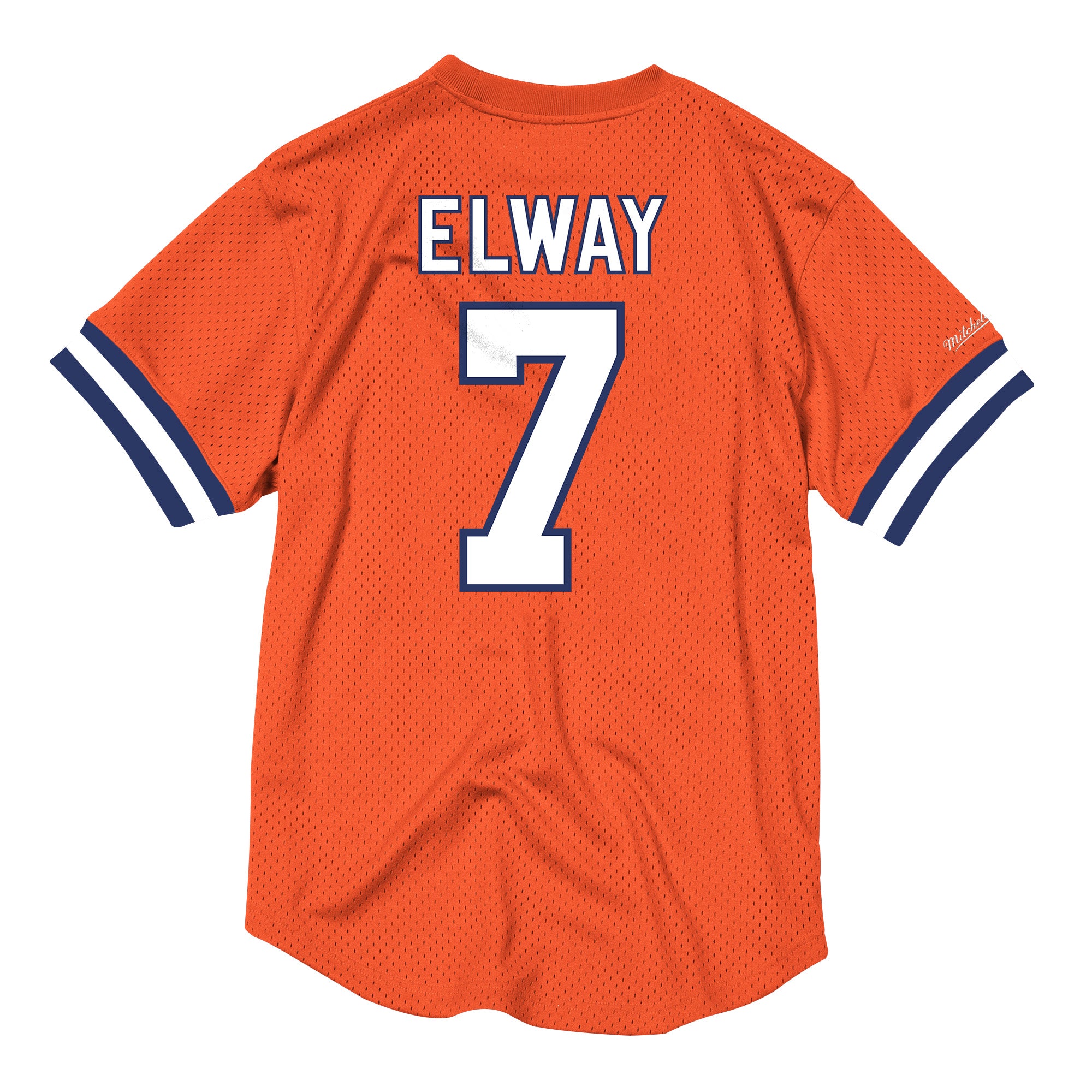 Mens Mitchell & Ness NFL Name & Number Mesh Crew Neck Denver Broncos