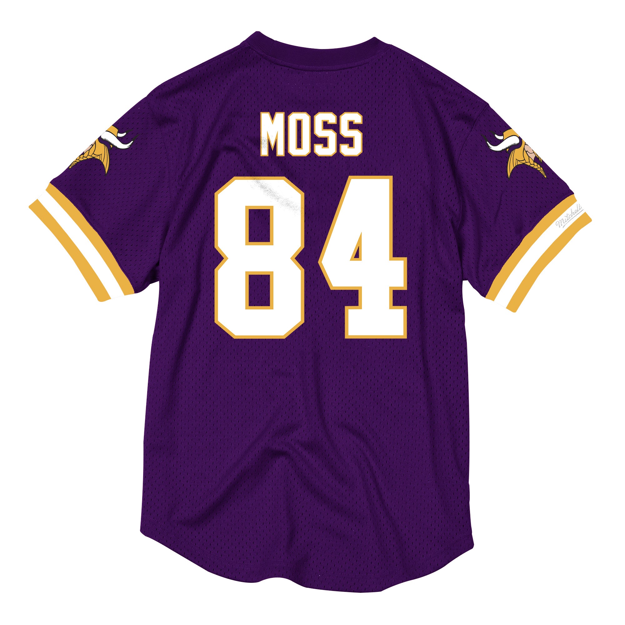 Mens Mitchell & Ness NFL Name & Number Mesh Crew Neck Minnesota Vikings