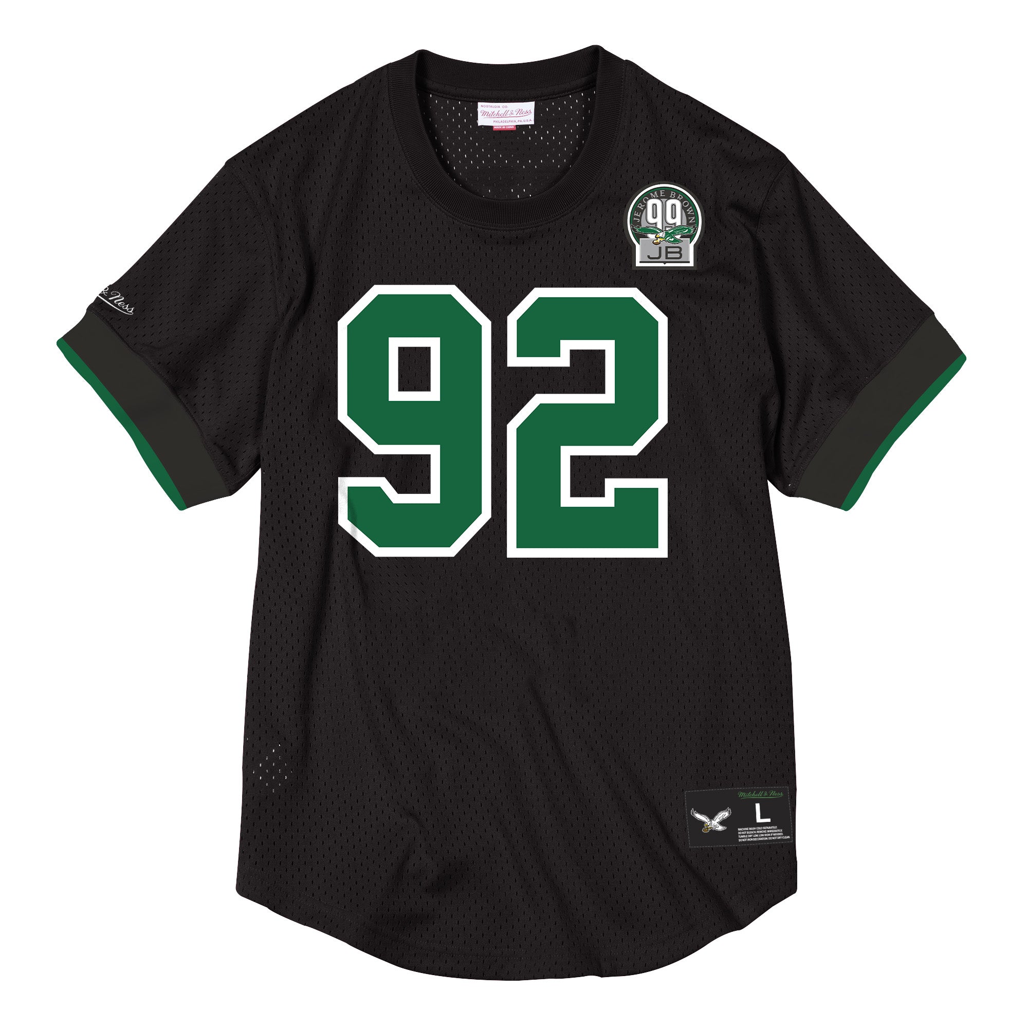 Mens Mitchell & Ness NFL Mesh Name & Number Crew Neck Eagles 1992 Reggie White