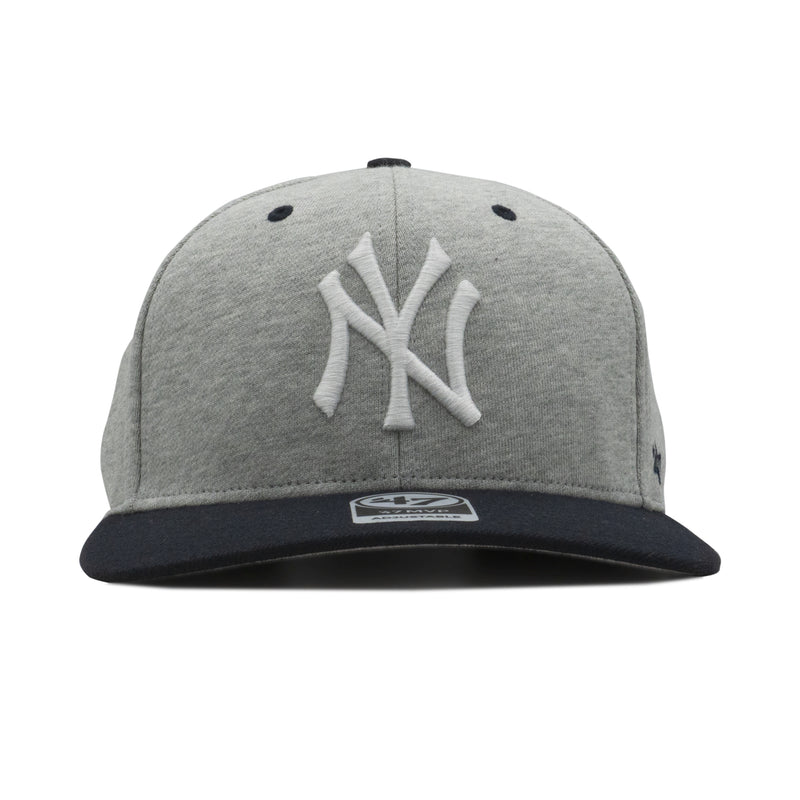 Mens 47 Brand NY Yankees MVP Strapback - Grey/Navy Blue