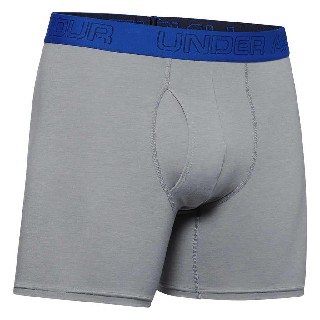 [1277279-038] Mens Under Armour Charged Cotton Stretch 6 Boxerjock 3-Pack