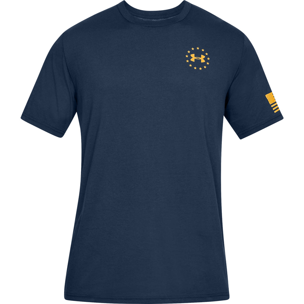 [1333350-410] Mens Under Armour Freedom Flag T-Shirt