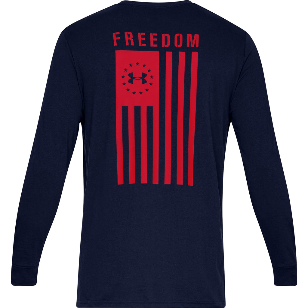[1333369-408] Mens Under Armour Freedom Flag Long Sleeve Tee