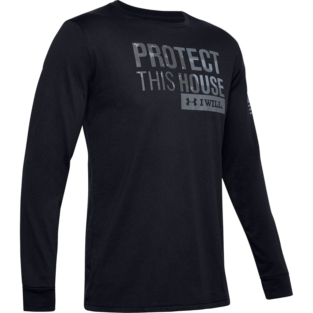 [1333370-001] Mens Under Armour Freedom Protect This House Long Sleeve Tee