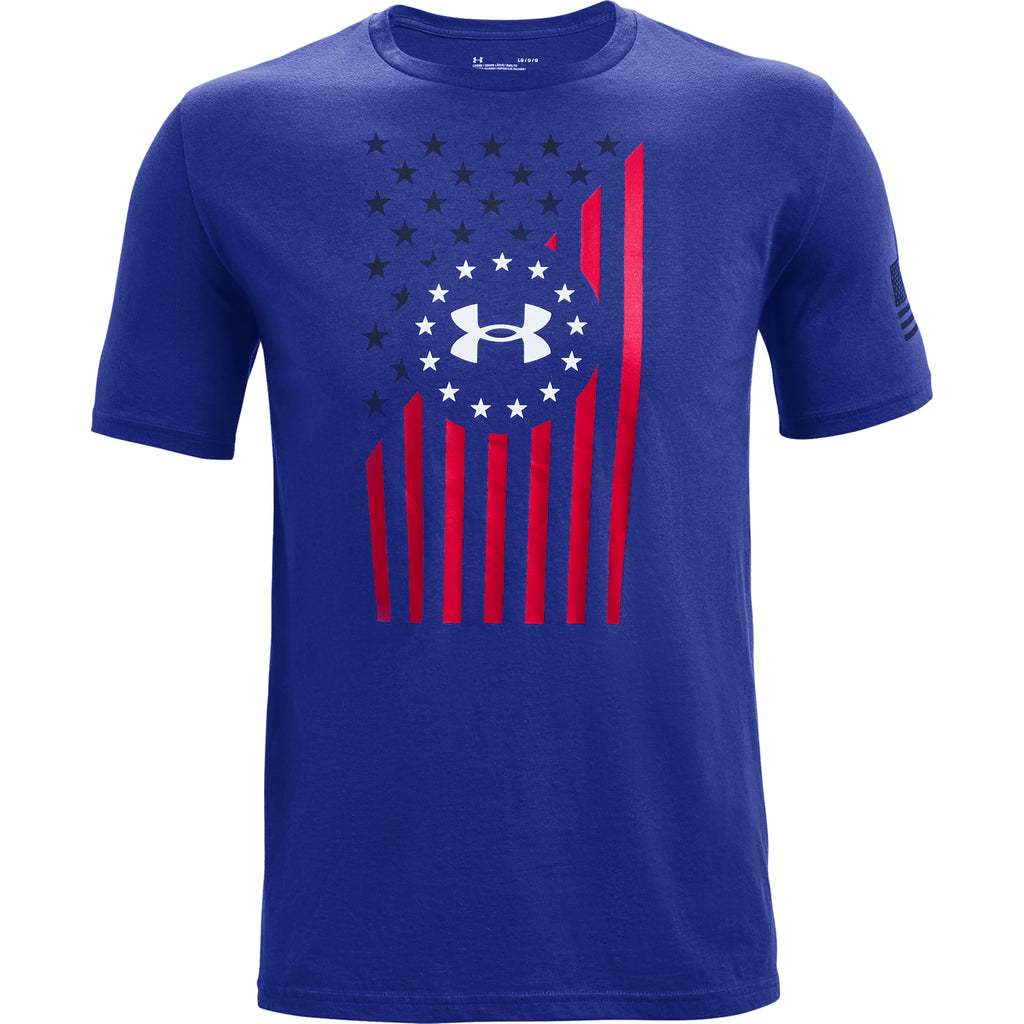 [1365053-400] Mens Under Armour Freedom Chest Flag T-Shirt